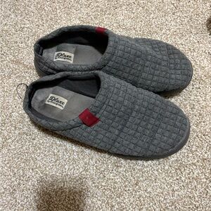 Luxe Charcoal Quilted Men's Slip-Ons